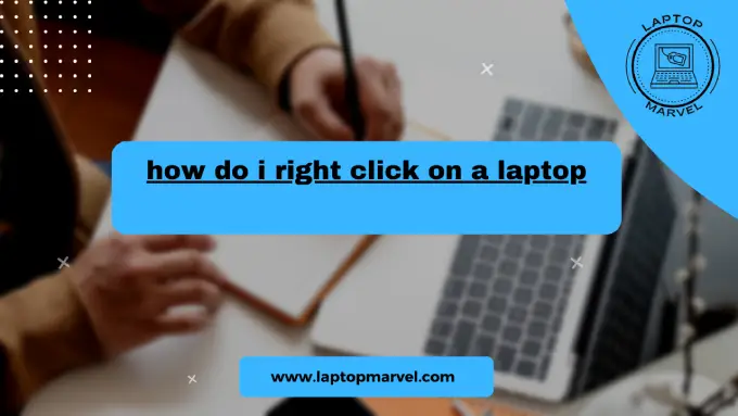 how do i right click on a laptop